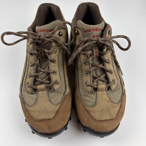 New Balance 742 Womens 9.5 2A Narrow Made USA Brown Suede Trail Hiking Shoes
